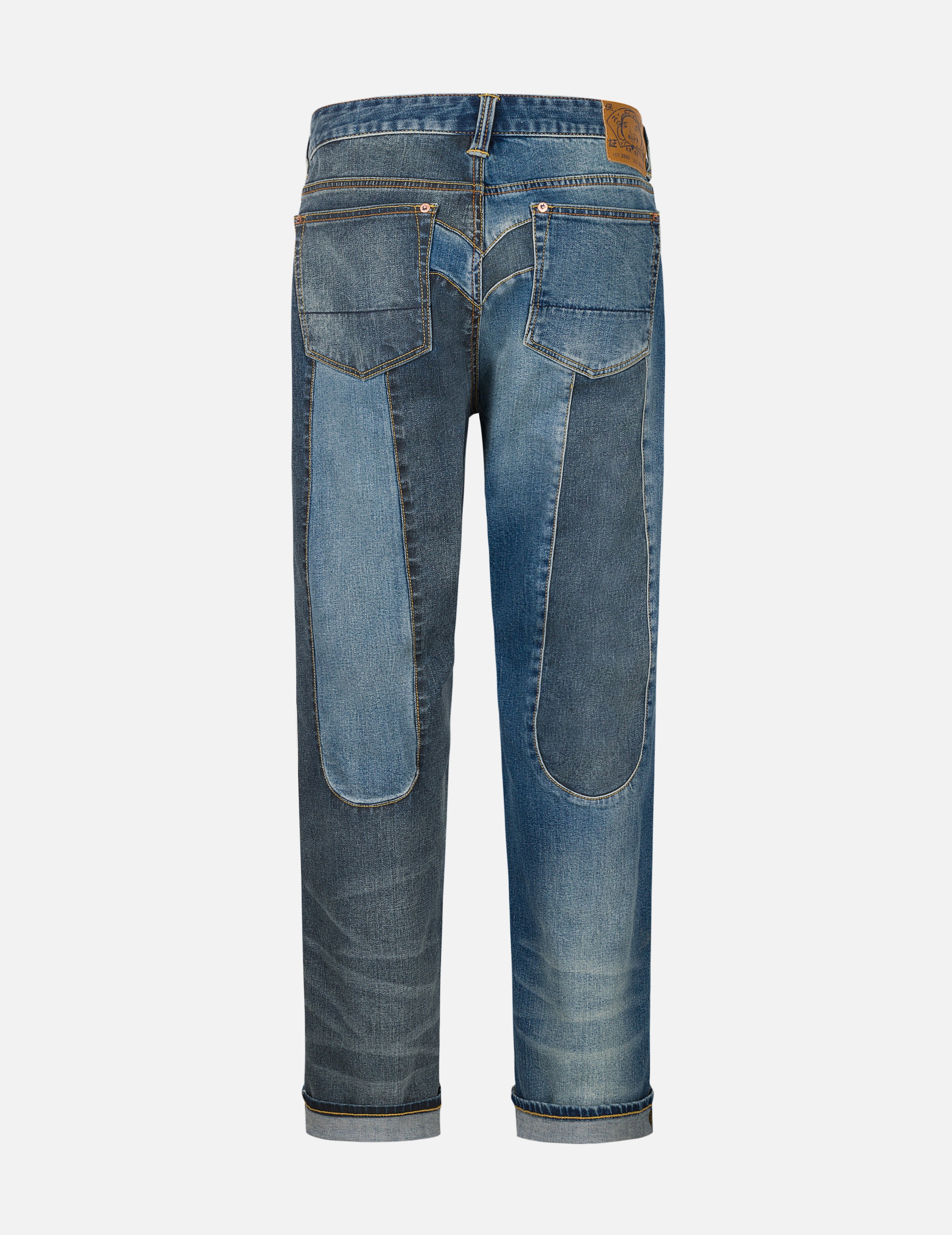 2-Tone Inserted Daicock Regular Fit Jeans #2000